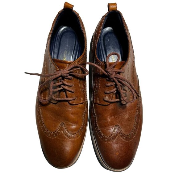 Cole Haan Grand OS Brown Wingtip Size 10.5 - Picture 1 of 11